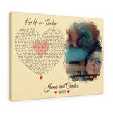 Lyrrics -- James and Candice 2022 -- Canvas 18x24 -- Printify