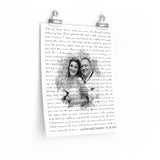 Lyrics -- Justen and Shawn 10-30-2021 -- 11x14 -- Printify