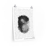 Lyrics -- TT & MN This is what it's supposed to be -- 18x24 -- Printify