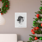 Lyrics Song -- poster/ 11''x14'' -- Brian & Jacquelynn