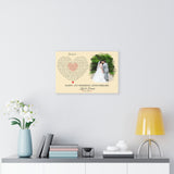 Lyrics -- Kyle & Hannah 05/15/2021 -- Canvas 12x18 -- Printify
