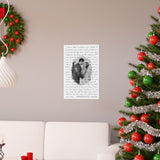 Lyrics -- Connor and Krystal 01/01/2020 -- 12x18 -- Printify