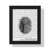 Lyrics -- Mom and Dad 10/7/1967 -- Black frame 11x14 -- Printify