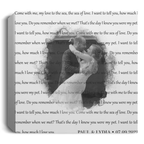 CC Canvas 12x12 - Sea of Love - Paul & Lydia