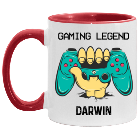 Gamer Mug -- 3 -- DARWIN -- Red accent -- CC
