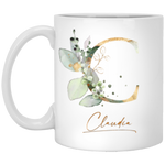 Botanica and Gold Herbs 11 oz. White Mug -- Claudia