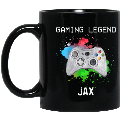 Gamer Mug -- JAX -- 1 -- 11oz Black -- CC