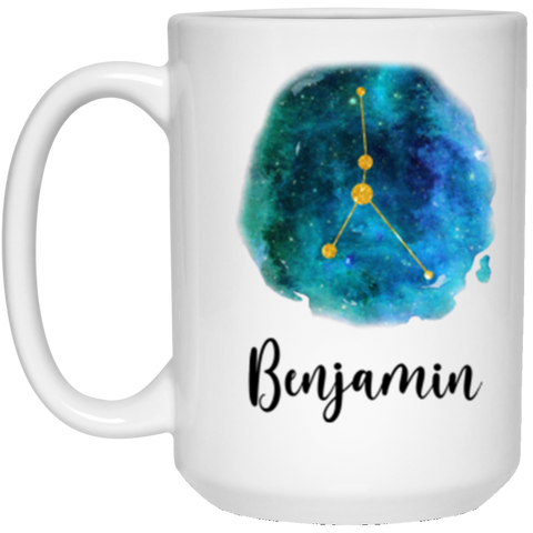 Zodiac Constellation Mug(Cancer) -- 15oz -- Benjamin -customcat