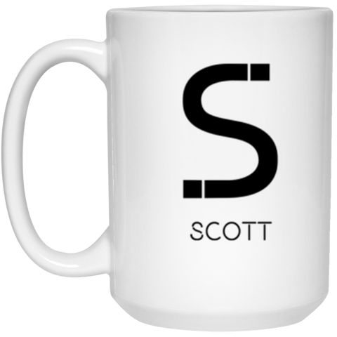 Name mug -- Scott (style 5) -- 15oz -- CC