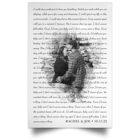 CC Poster 12x18 - Rachel & Joe - 10/15/22