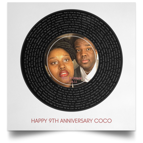 Vinyl --  Will &Grace -- Poster 16x16 -- CC