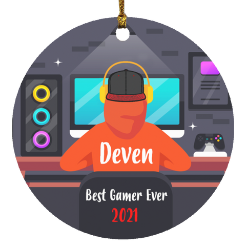 Gamer Ornament -- Deven 2021 -- 1 -- CC