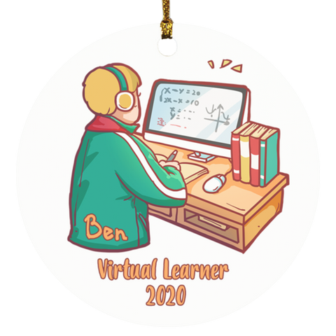 Home Working Ornament -- Ben (Virtual Learner 2020) -- CC