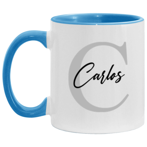 CC 11 oz. Blue Accent Mug - Carlos Style 2