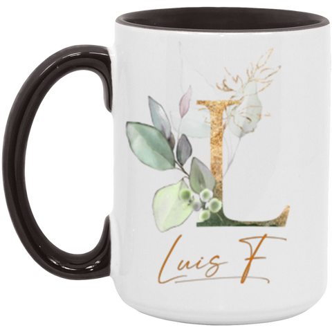 CC 15oz. Black Accent Mug - L Luis F - Botanica