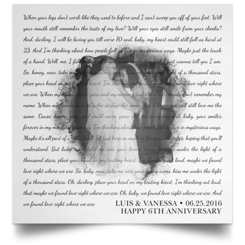 CC 16x16 Poster - Luis & Vanessa - Lyrics