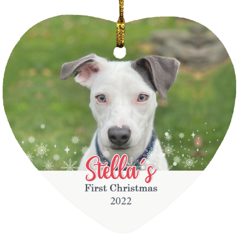 CC Heart Ornament - Style 5 - Stella