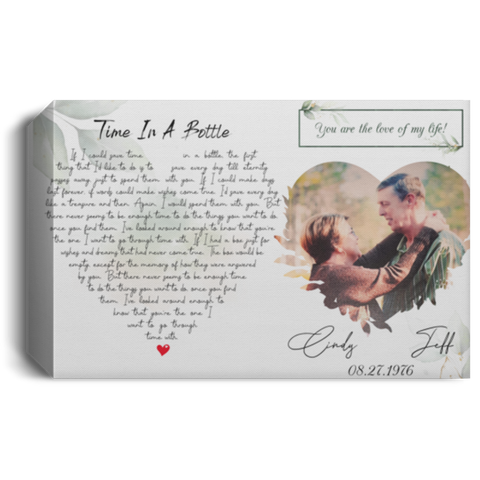 CC Canvas 18x12 - Jeff and Cindy - Time In A Bottle