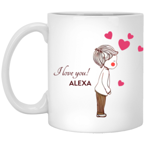 Couples Love Mug --  11oz -- Alexa -- CC