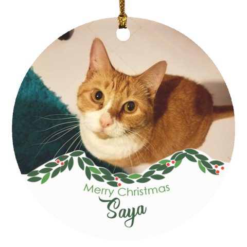 Pet Ornament -- Saya -- Circle -- CC