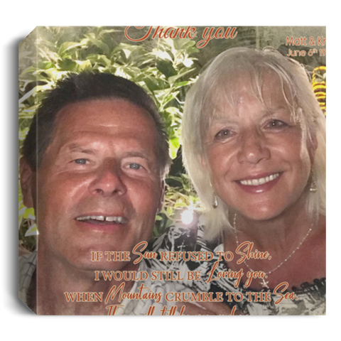 CC Canvas 16x16 - Matt & Krys - Thank You