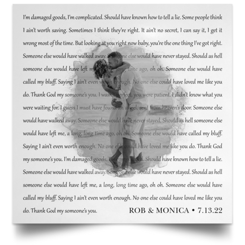 CC 24x24 Poster - Rob & Monica - 7.13.22 Someone