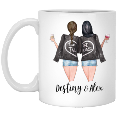 Friend mug -- Destiny & Alex -- 11oz -- CC