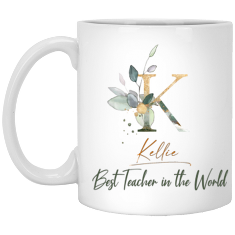 Teacher Mug -- Kellie -- 11oz -- CC