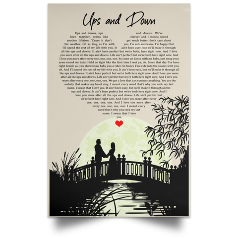 Ups and Down (David and Tamela Mann) -- New style 3 -- 12x18 -- CC