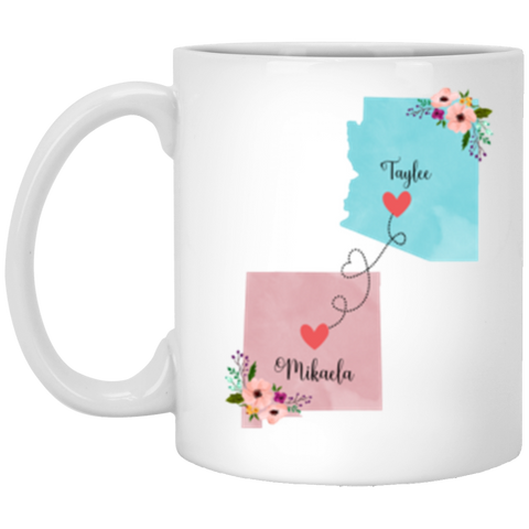 Friends Distance Mug (Best Forever) --  11oz  -- Mikaela & Taylee --CC