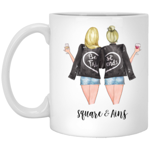 Friend Mug -- Square & Ains -- 11oz -- CC