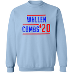 Wallen Combs 20 --  Unisex  Sweatshirt -- Light Blue -- 12 -- CC