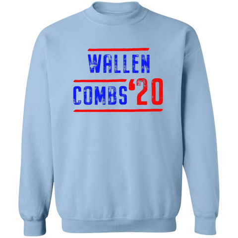 Wallen Combs 20 --  Unisex  Sweatshirt -- Light Blue -- 12 -- CC