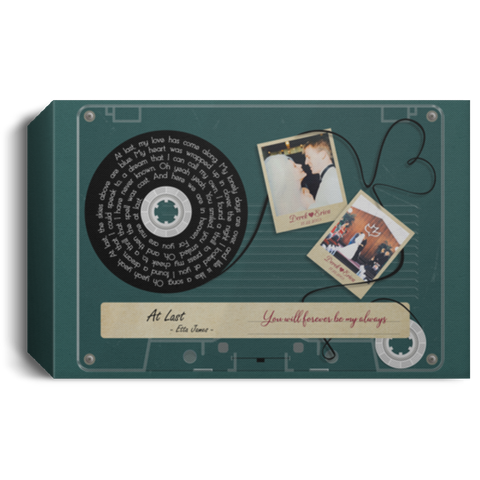 Cassette -- Derek & Erica 11.22.2003 -- Canvas 12x18 -- CC