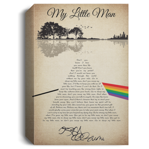 CC 8x12 Canvas 1.5in Frame - My Little Man, Ozzy Osbourne - WYWH Design 3