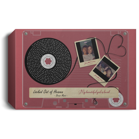 Cassette -- Joan & Dorian -- Canvas 12x18 -- CC