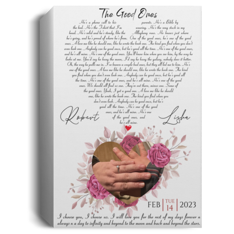 CC 8x12 Canvas 1.5in Frame - The Good Ones - Robert & Lisha 2-14-2023
