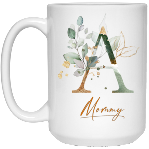 Name Mug(Botanica and Gold Herbs) -- 15oz --Mommy -- customcat