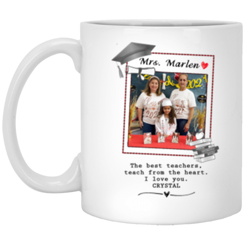 Teacher Mug -- Mrs Marlen -- 11oz -- CC