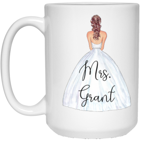 Wedding Mugs -- Mrs.Grant -- 15oz -- CC