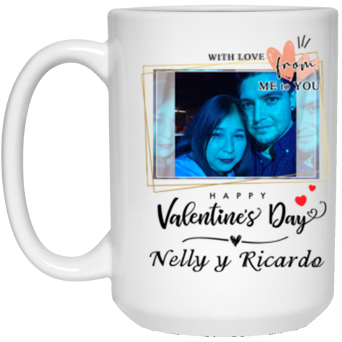 Valentine's Day Mug -- 15oz -- Nelly y Ricardo
