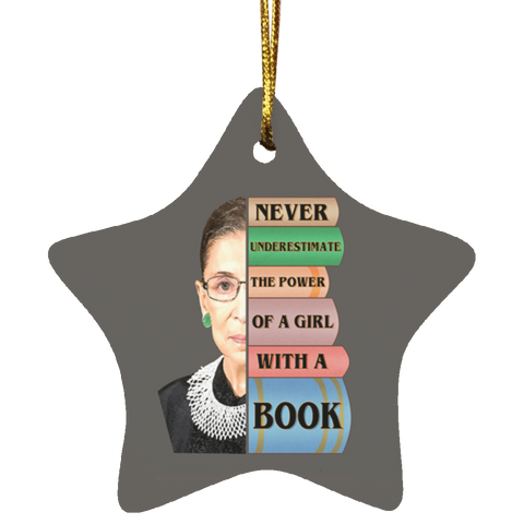 Personalized Christmas Ornaments(Ruth R.B.G) --Star -- 7 -- customcat