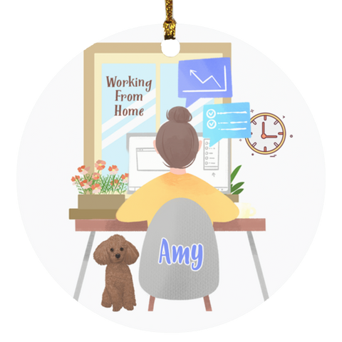 Ornament -- Home Working -- Amy -- CC