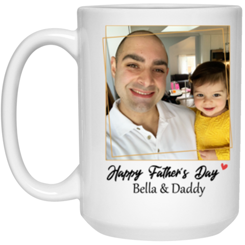 Dad mug -- Bella & Daddy -- 15oz -- CC