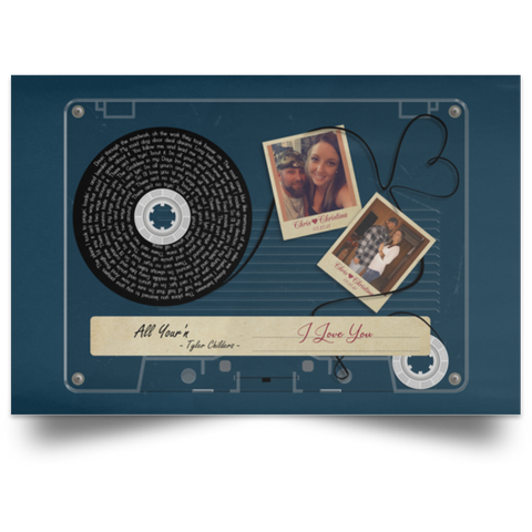 CC Poster 18x12 - Chris & Christina - All Your’n