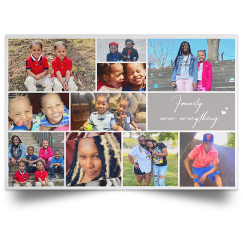Poster -- Family over everything . -- 24x36 -- CC