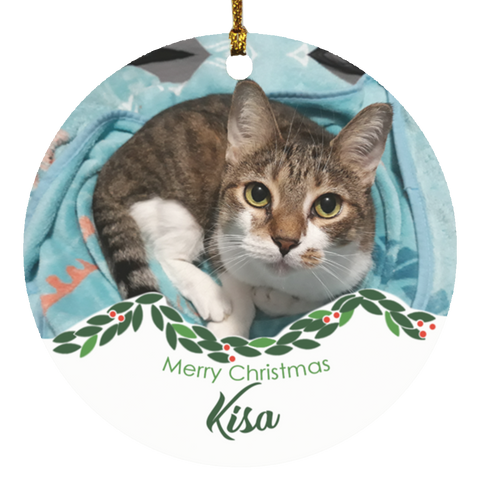 Pet Ornament -- Kisa -- Circle -- CC