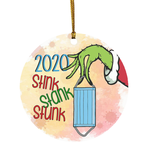 Christmas Ornaments(Christmas Hater) -- Circle -- Design 8 -- customcat