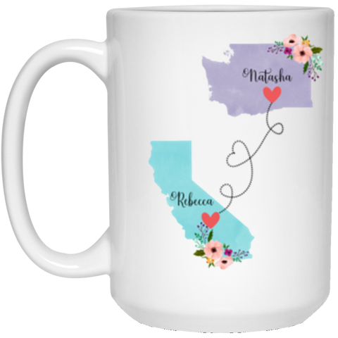 Distance Mug -- Rebecca Natasha -- 15oz -- CC