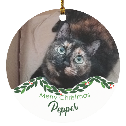 Pet Ornament -- Pepper -- style 8 -- CC